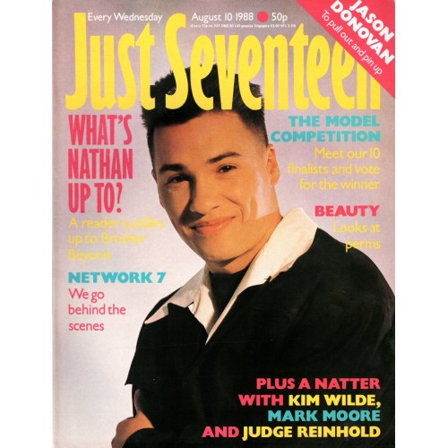 Just Seventeen Magazine - 1988 10/08/88
