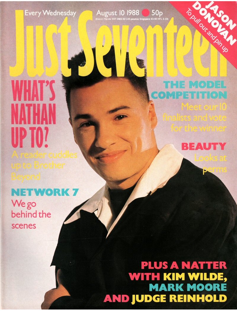 Just Seventeen Magazine - 1988 10/08/88