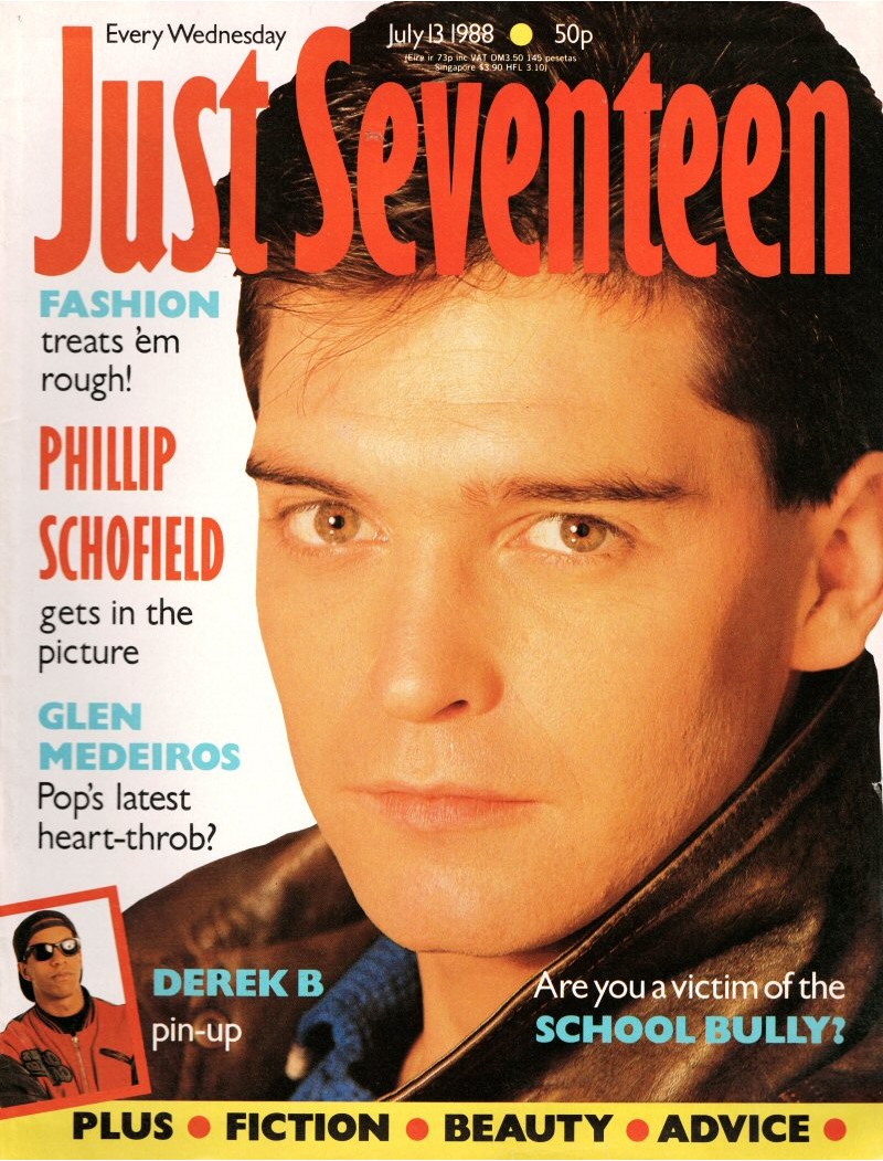 Just Seventeen Magazine - 1988 13/07/88