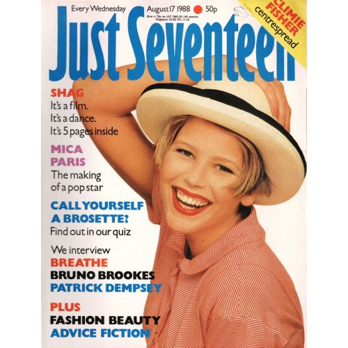 Just Seventeen Magazine - 1988 17/08/88