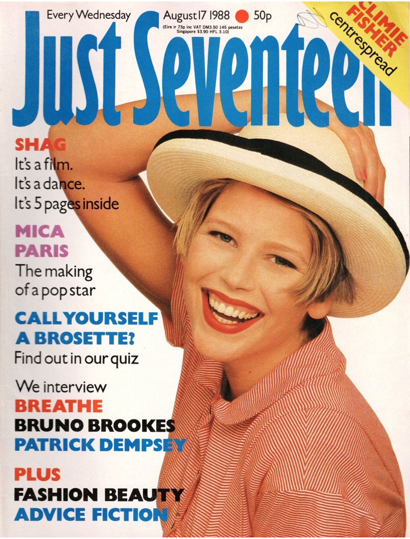Just Seventeen Magazine - 1988 17th August 1988