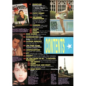 Just Seventeen Magazine - 1988 22/06/88 Patsy Kensit