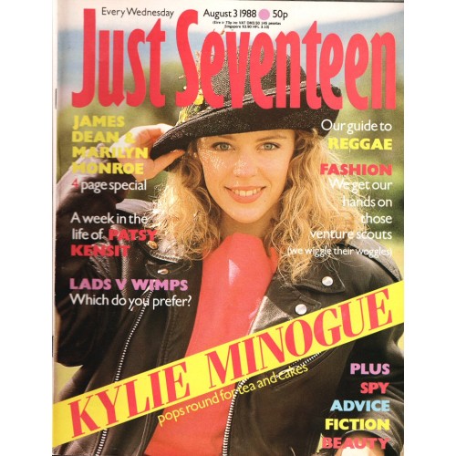Just Seventeen Magazine - 1988 3rd August 1988