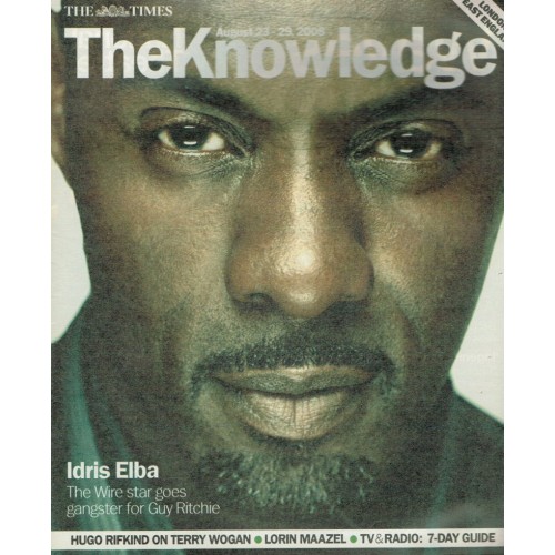 The Knowledge Magazine 2008 23/08/08 Idris Elba