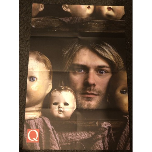Kurt Cobain Nirvana/Thom Yorke Radiohead Extra Large Q Magazine Poster 54 x 87cm