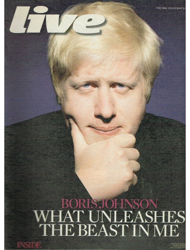 Live Magazine (Mail on Sunday) 25th July 2010 Boris Johnson
