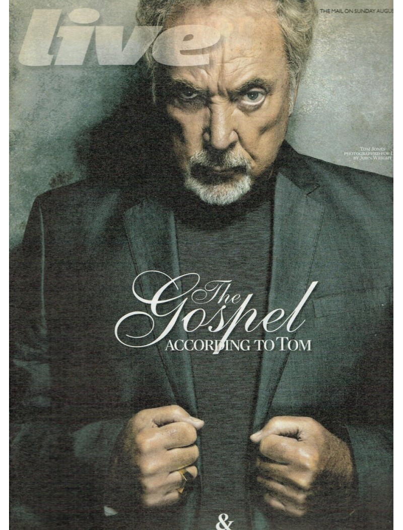 Live Magazine (Mail on Sunday) 29th August 2010 Tom Jones