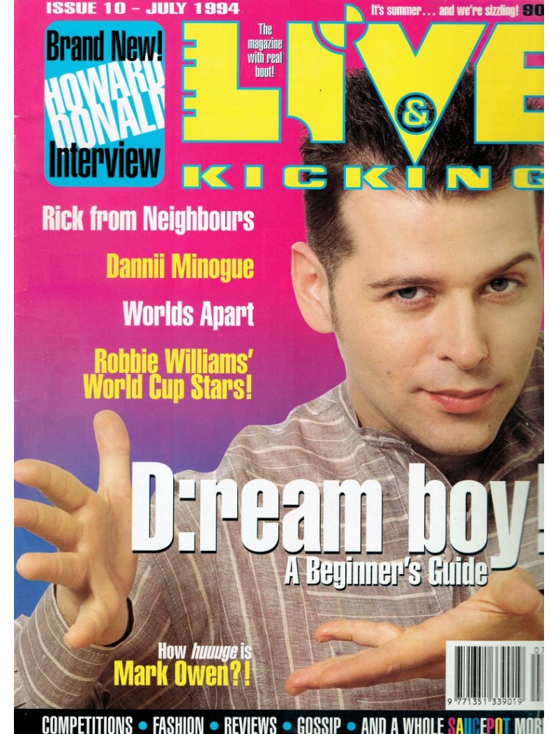 Live & Kicking Magazine - Issue 10 July 1994 D Ream Live & Kicking Magazine - Issue 10 July 1994 D Ream