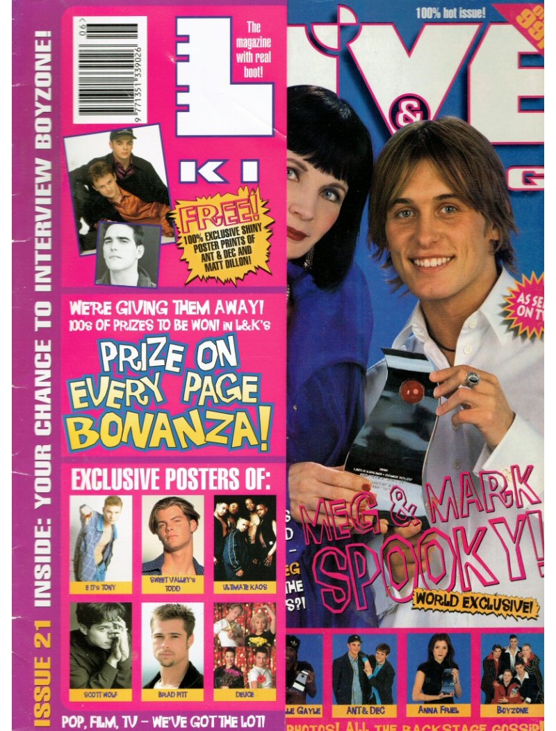 Live & Kicking Magazine - Issue 21 June 1995 Mark Owen