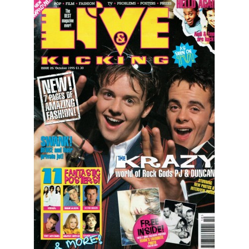 Live & Kicking Magazine - Issue 25 October 1995 Ant & Dec