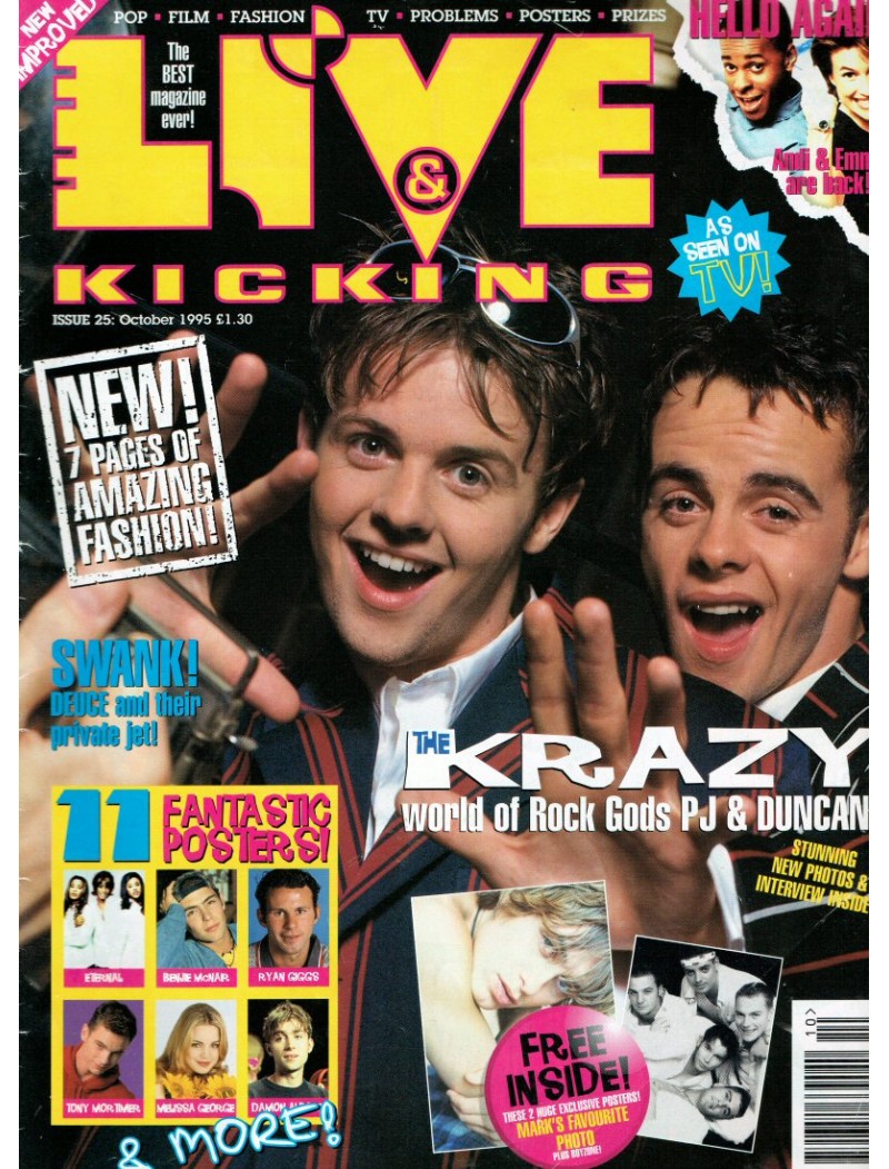 Live & Kicking Magazine - Issue 25 October 1995 Ant & Dec