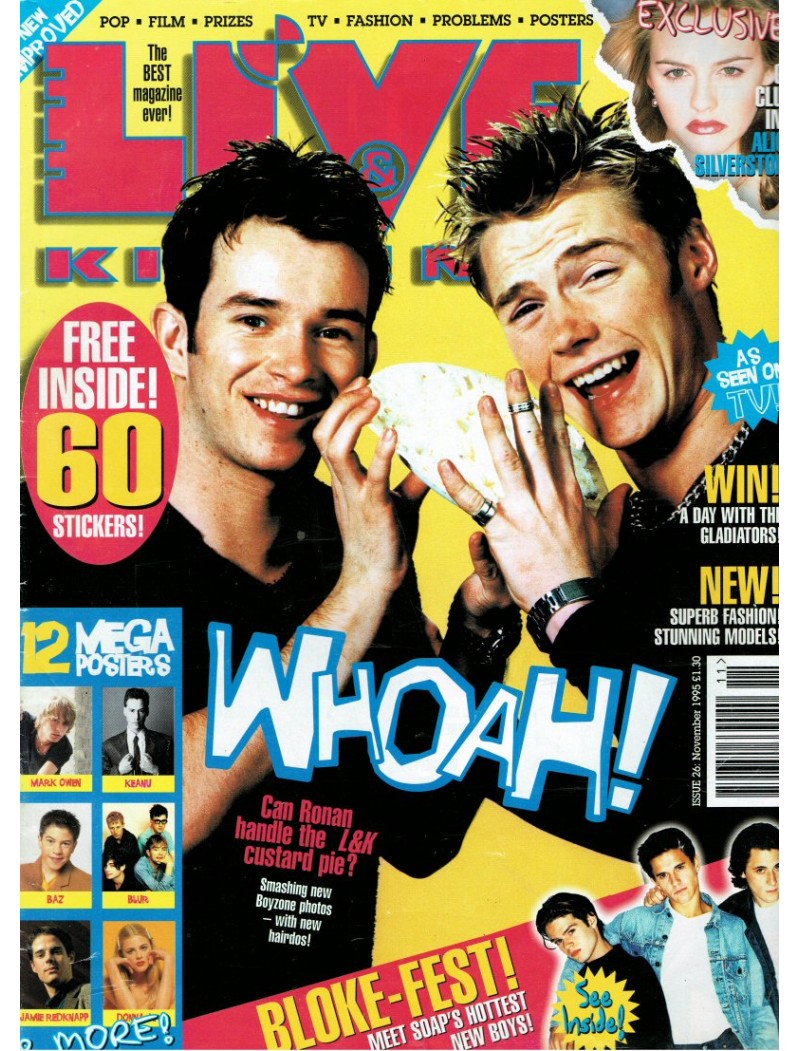 Live & Kicking Magazine - Issue 26 November 1995 Boyzone