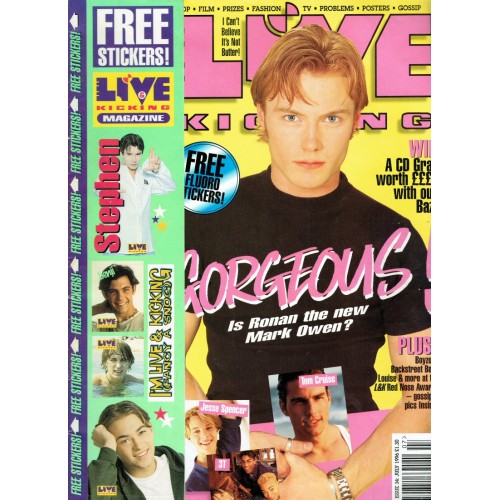 Live & Kicking Magazine - Issue 34 July 1996 Ronan Keating