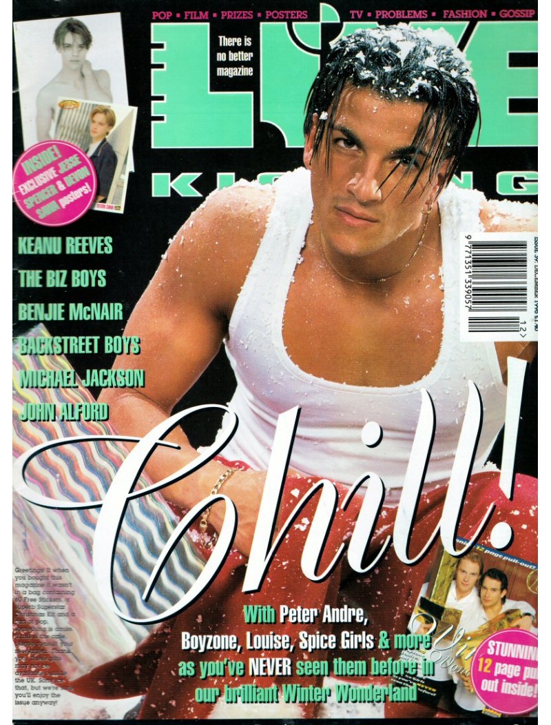 Live & Kicking Magazine - issue 39 December 1996 Spice Girls Jared Leto Backstreet Boys John Alford Gilllian Anderson