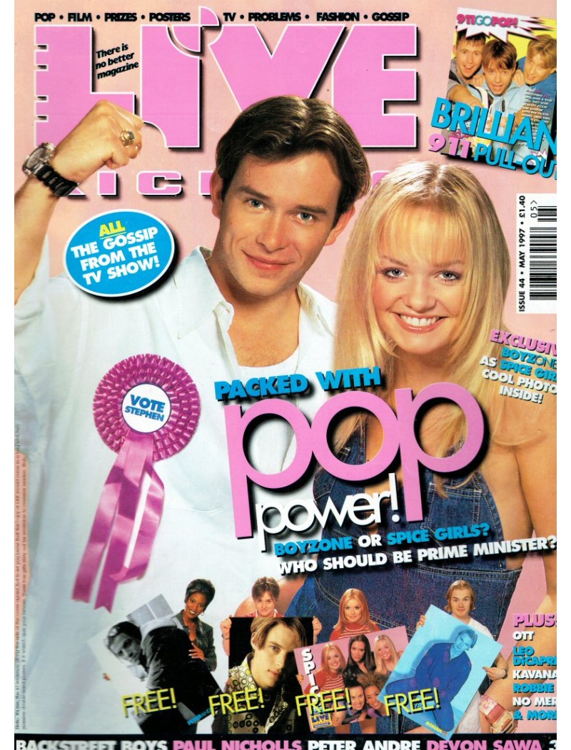 Live & Kicking Magazine - Issue 44 May 1997 Emma Bunton Stephen Gately