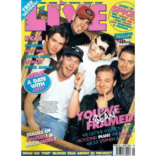 Live & Kicking Magazine - Issue 47 August 1997 Boyzone