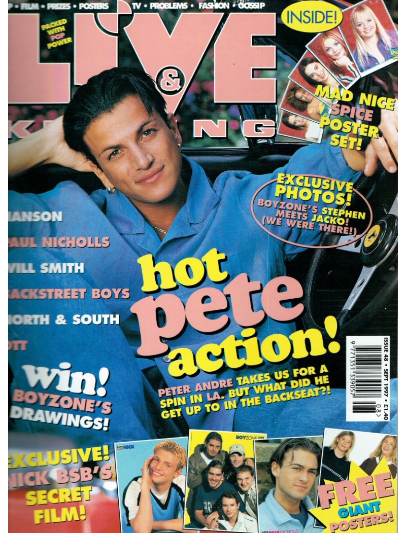 Live & Kicking Magazine - Issue 48 September 1997 Peter Andre Live & Kicking Magazine - Issue 48 September 1997 Peter Andre