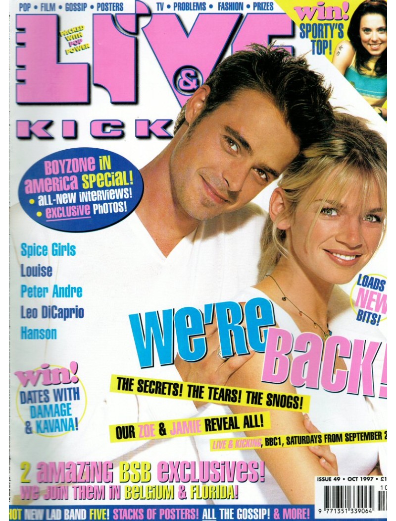 Live & Kicking Magazine - Issue 49 October 1997 Zoe Ball & Jamie Theakston