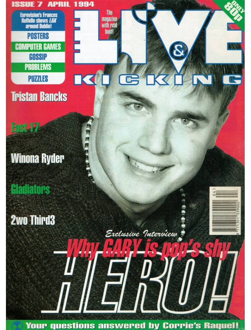 Live & Kicking Magazine - Issue 07 April 1994 Gary Barlow Live & Kicking Magazine - Issue 07 April 1994 Gary Barlow