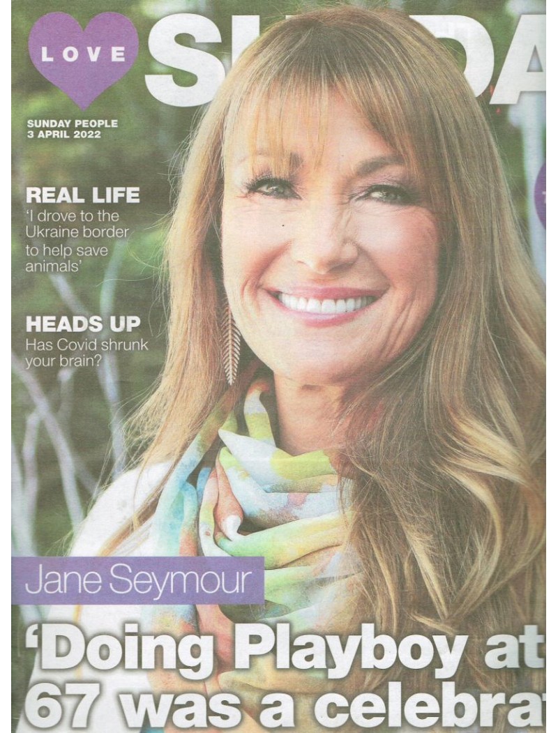 Love Sunday Magazine 3rd April 2022 Jane Seymour
