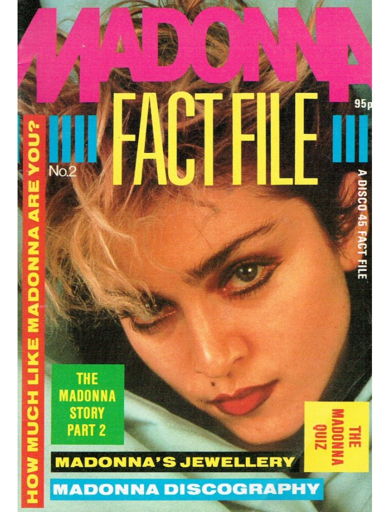 Madonna Factfile Disco 45 Magazine No. 2 1986 Madonna Factfile Disco 45 Magazine No. 2 1986