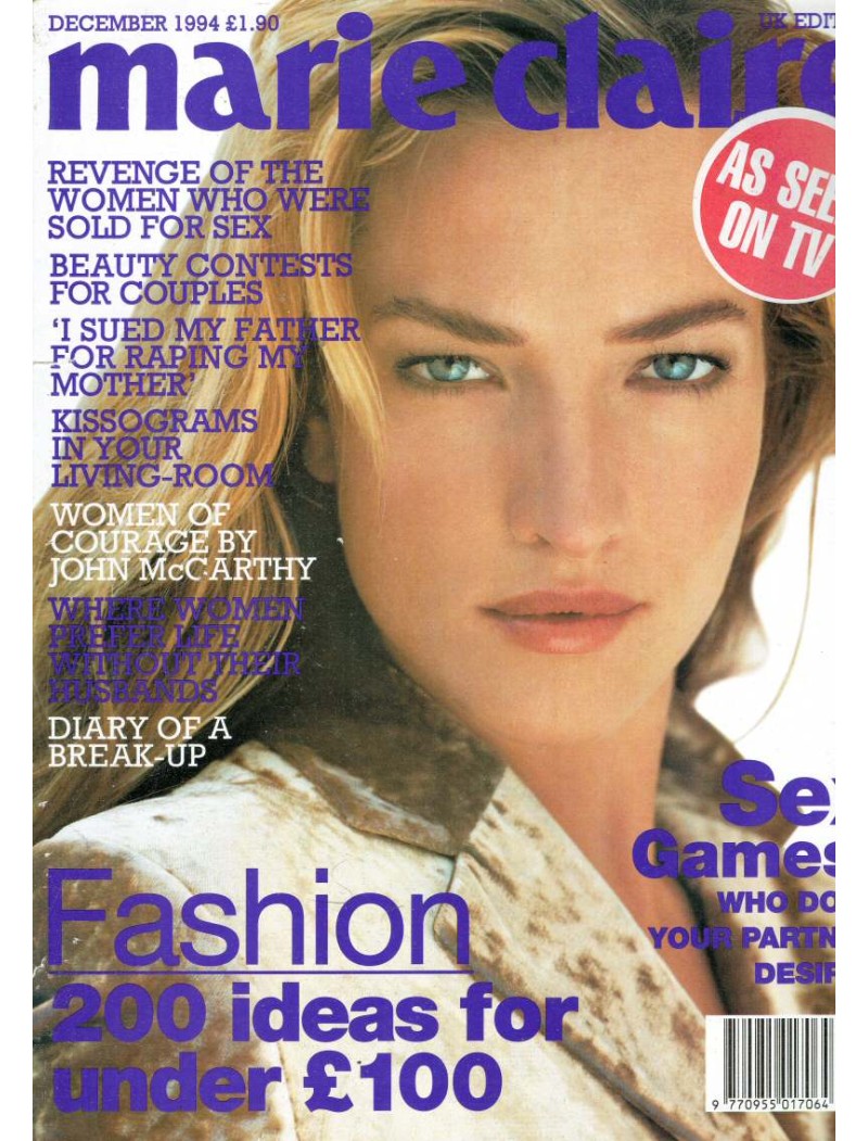 Marie Claire Magazine 1994 12/94