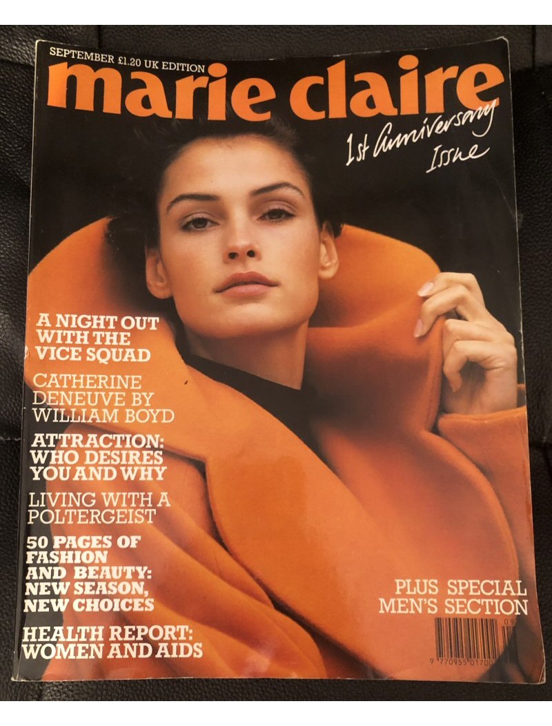 Marie Claire Magazine 1989 September 1989