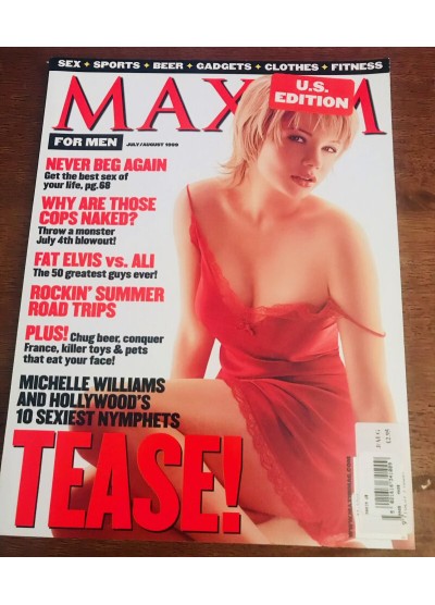 Maxim 1999 July 1999 Michelle Williams US EDITION