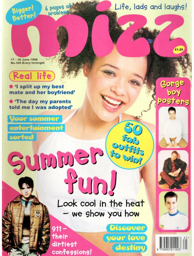 Mizz Magazine 345 - 17th June 1998 Mizz Magazine 345 - 17th June 1998