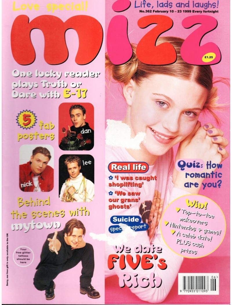 Mizz Magazine 362 - 10th February 1999 Mizz Magazine 362 - 10th February 1999