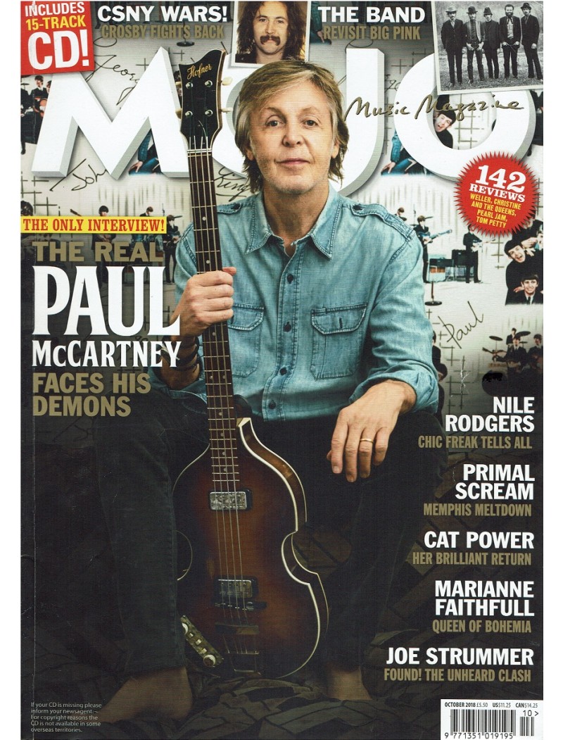 Mojo Magazine 2018 October 2018 Paul Mccartney