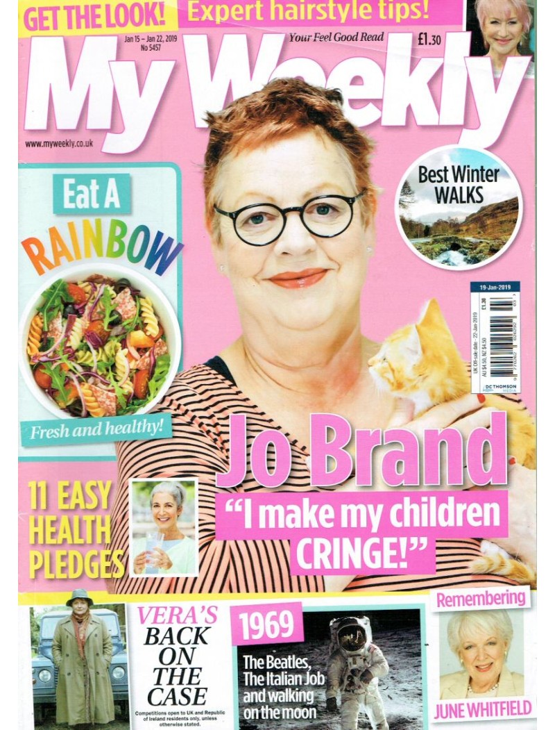 My Weekly Magazine 2019 15th January 2019 Jo Brand My Weekly Magazine 2019 15th January 2019 Jo Brand