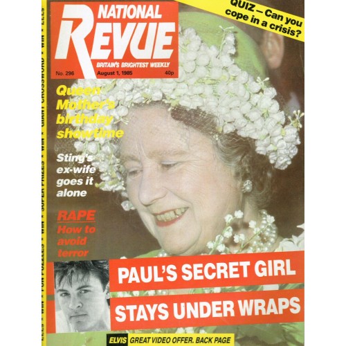 National Revue - Issue 296 - 01/08/85 Queen Mother