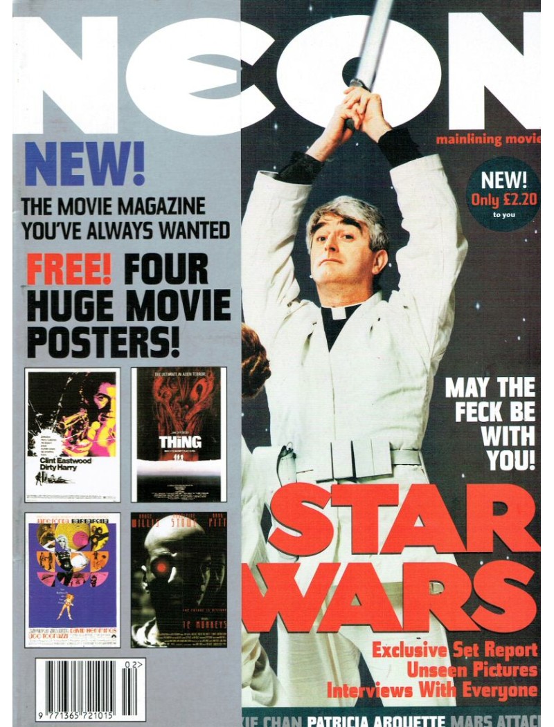 Neon Magazine Issue 2 February 1997  + 4 giant movie posters