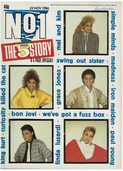 Number One Magazine - 1986 22/11/86