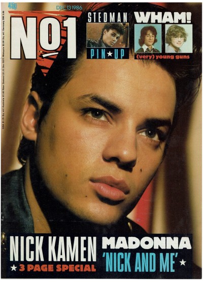 Number One Magazine - 1986 13/12/86 Nick Kamen