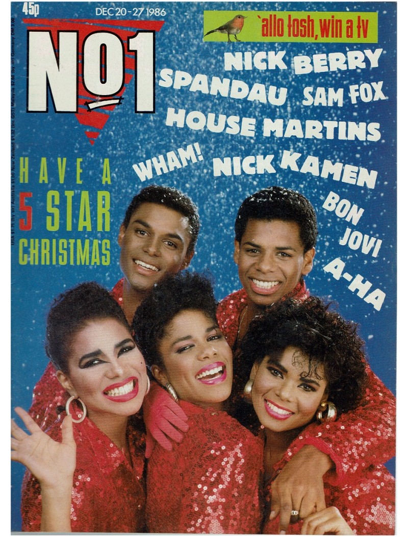 Number One Magazine - 1986 20/12/86