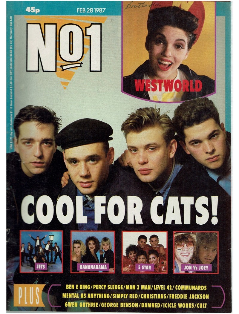Number One Magazine 1987 28th February 1987