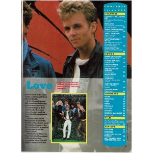 Number One Magazine 1987 18th April 1987 Curiosity Killed the Cat Sam Fox Jon Bon Jovi Five Star