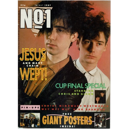 Number One Magazine 1987 16th May 1987 Duran Duran Toyah Wilcox OMD Jesus & Mary Chain