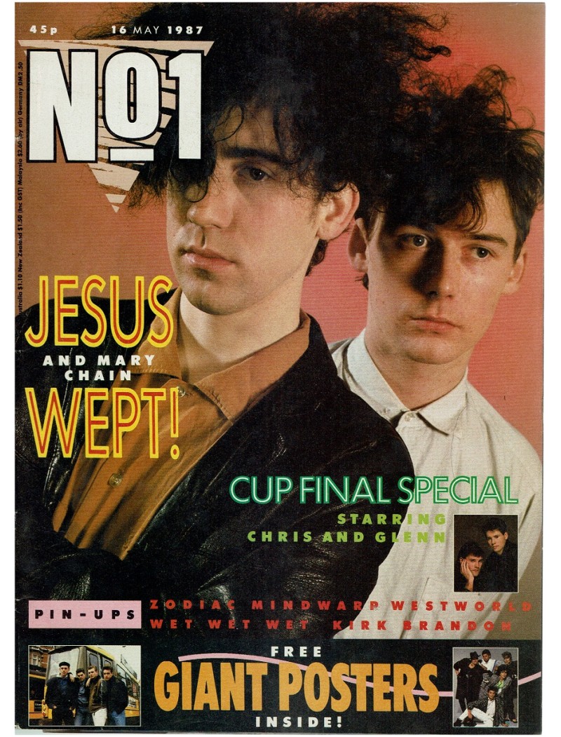 Number One Magazine 1987 16th May 1987 Duran Duran Toyah Wilcox OMD Jesus & Mary Chain