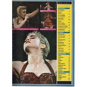 Number One Magazine 1987 25th July 1987 Wet Wet Wet Madonna