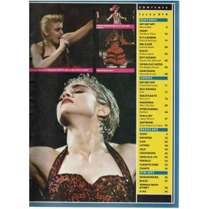 Number One Magazine 25th July 1987 Wet Wet Wet Madonna