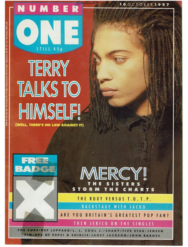 Number One Magazine 1987 10th October 1987 Terence Trent Darby Shakin Stevens