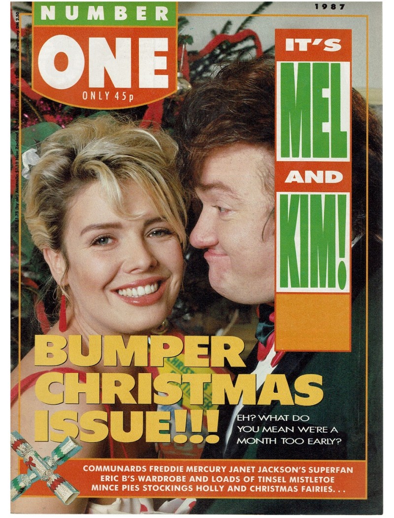 Number One Magazine 1987 (Bumper Christmas Issue) Kim Wilde