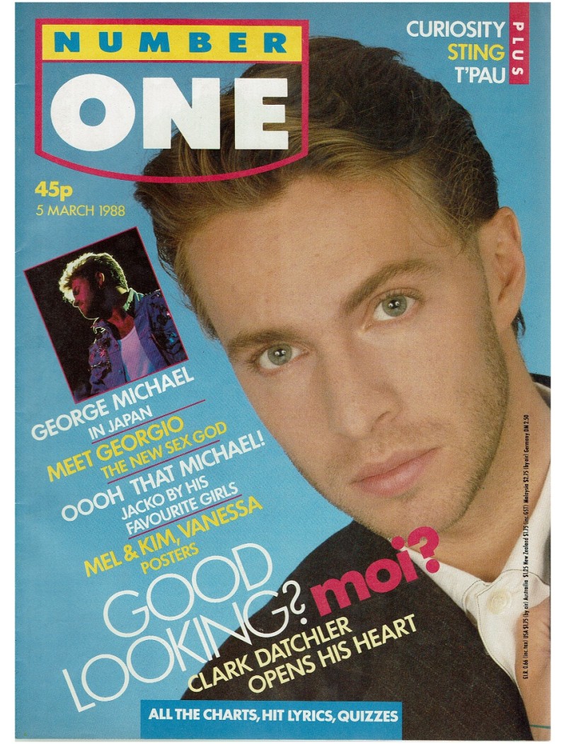 Number One Magazine 1988 5th March 1988 George Michael Clark Datchler