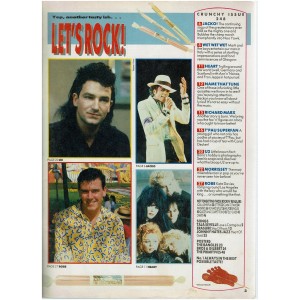Number One Magazine 19th March 1988 Wet Wet Wet Michael Jackson