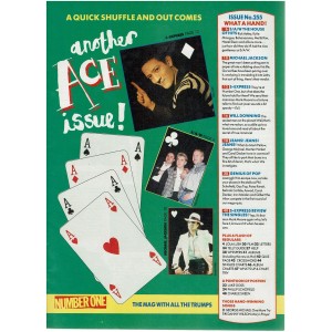 Number One Magazine 7th May 1988 George Michael Michael Jackson 