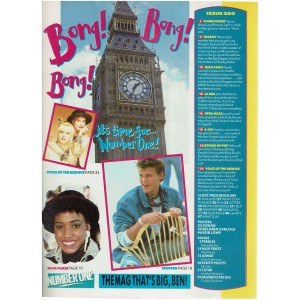 Number One Magazine 10th June 1988 Tiffany Morten Harket