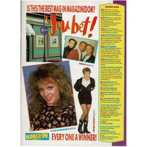 Number One Magazine 16th July 1988 Carol Decker Rick Astley